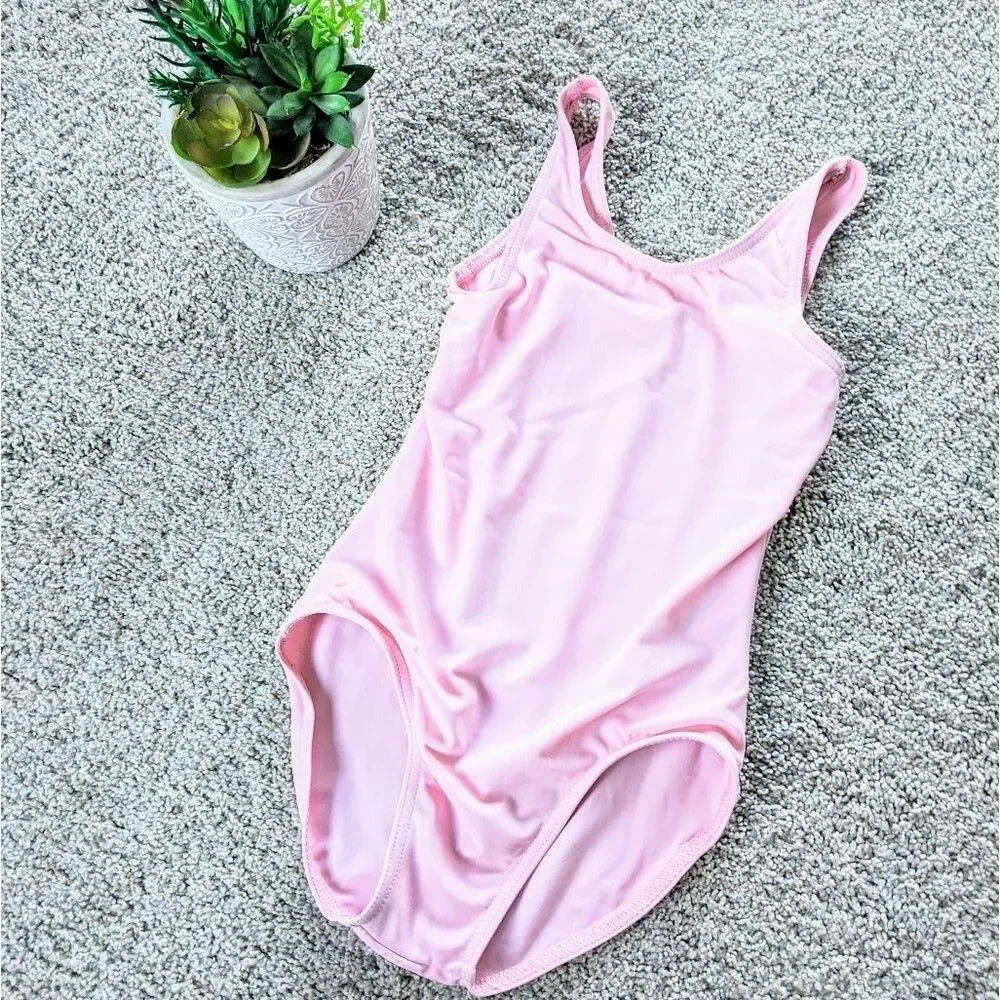 Girls Pink Ballet Leotard Balera Small 6-7 Balletcore Barbiecore Recital
